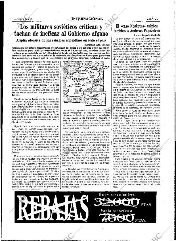 ABC MADRID 24-01-1989 página 45