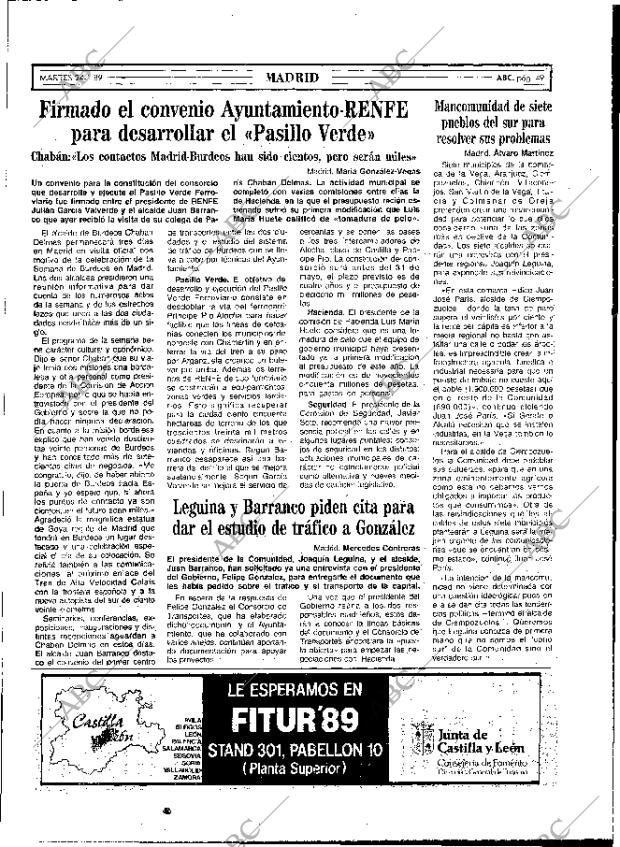 ABC MADRID 24-01-1989 página 49