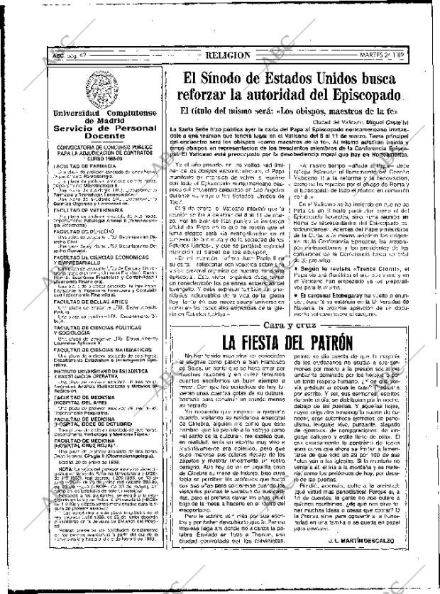 ABC MADRID 24-01-1989 página 62