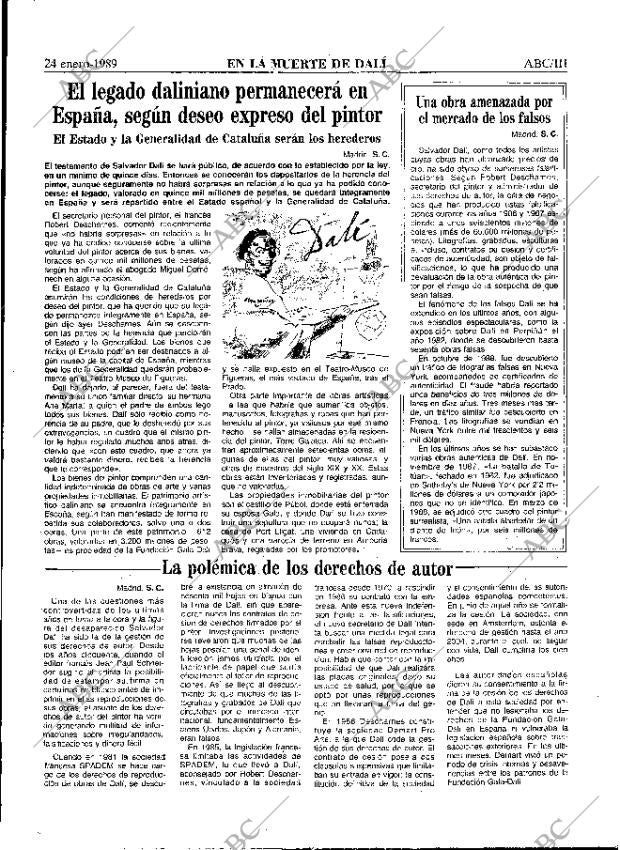 ABC MADRID 24-01-1989 página 65
