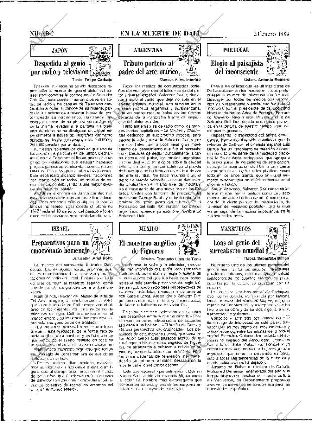 ABC MADRID 24-01-1989 página 74