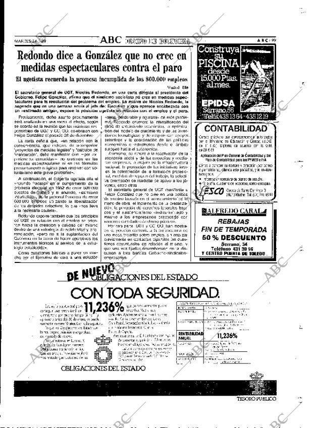 ABC MADRID 24-01-1989 página 99