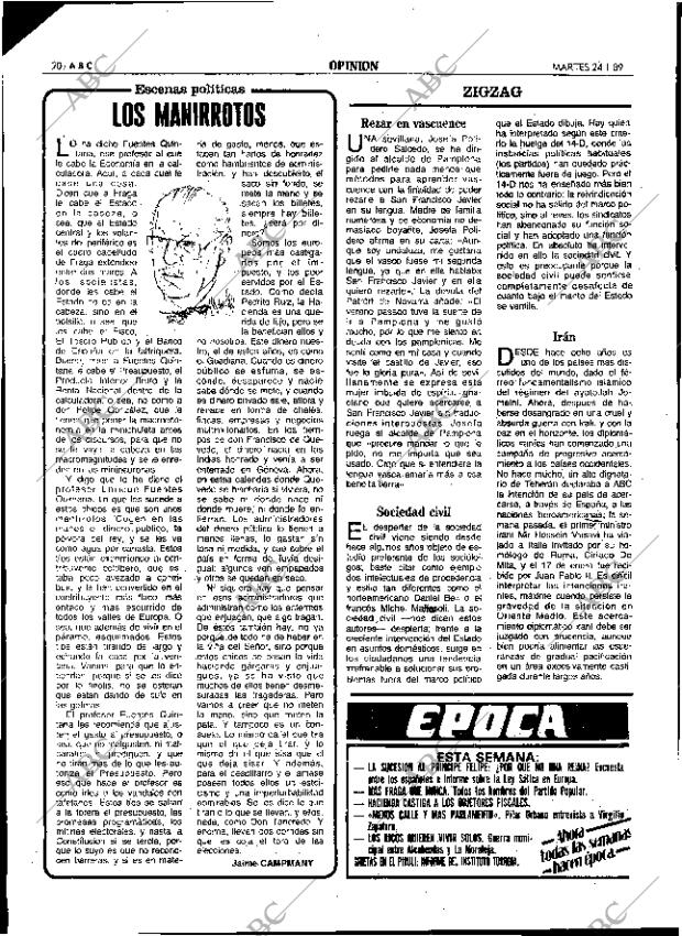 ABC SEVILLA 24-01-1989 página 20