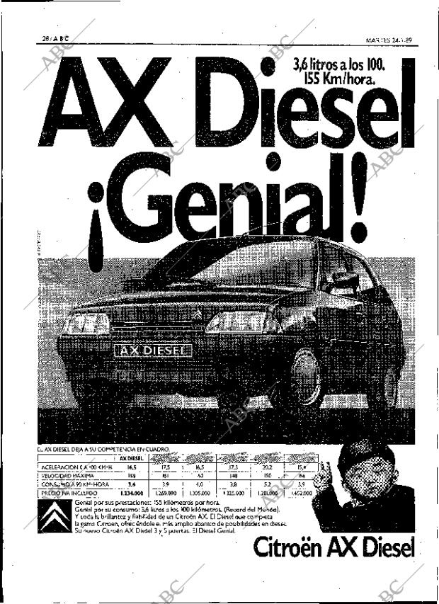 ABC SEVILLA 24-01-1989 página 28