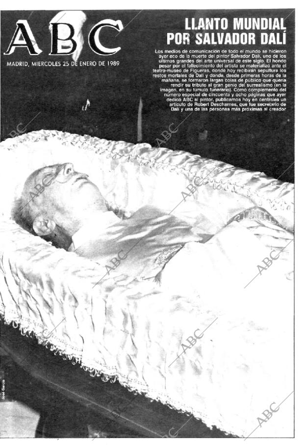 ABC MADRID 25-01-1989 página 1