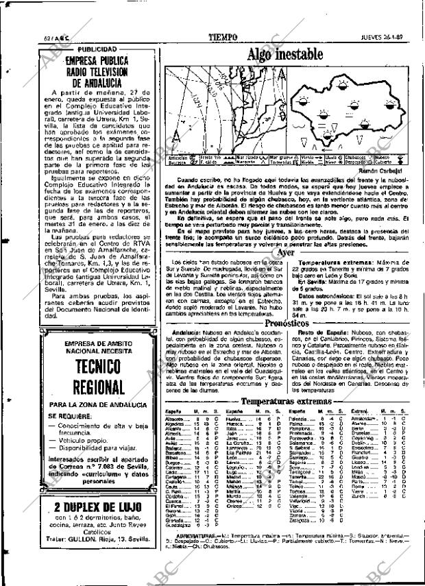 ABC SEVILLA 26-01-1989 página 62