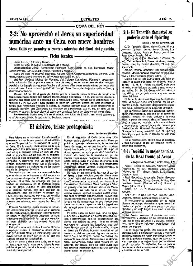 ABC SEVILLA 26-01-1989 página 65