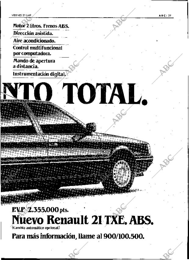 ABC SEVILLA 27-01-1989 página 29