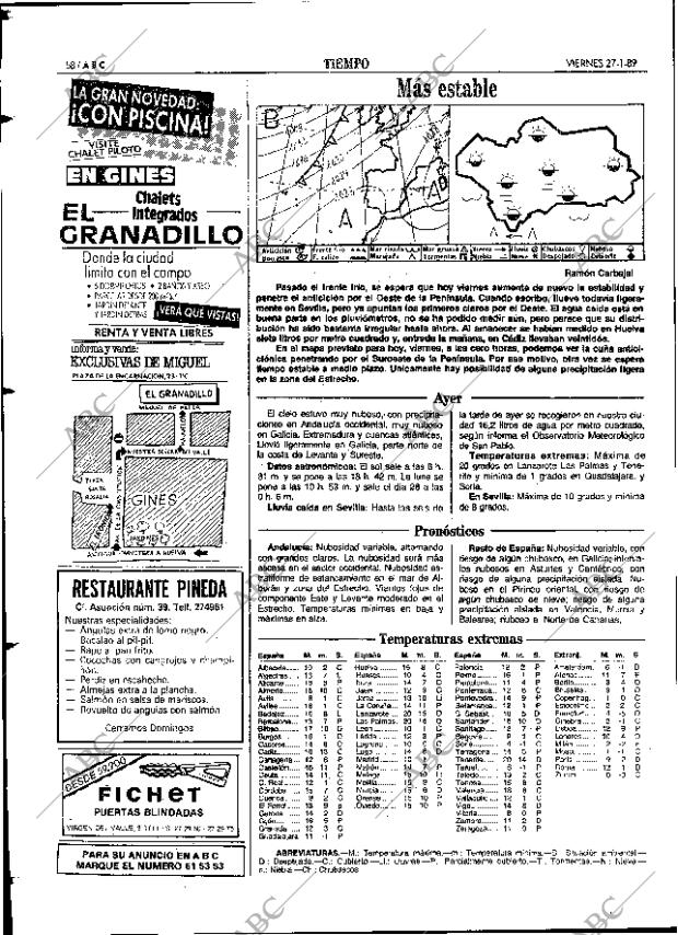 ABC SEVILLA 27-01-1989 página 58