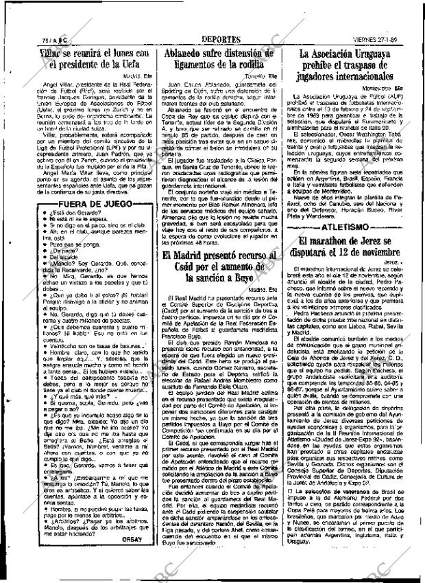 ABC SEVILLA 27-01-1989 página 78