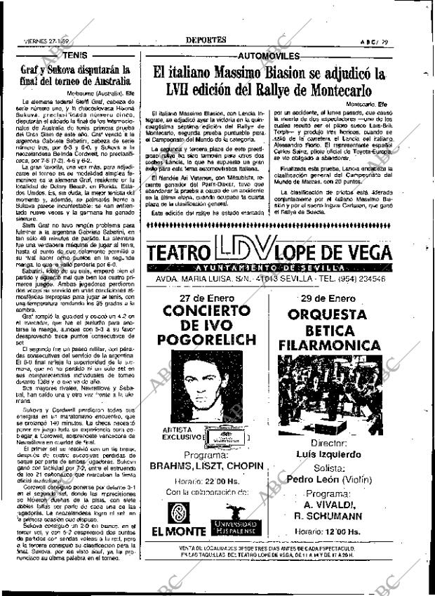 ABC SEVILLA 27-01-1989 página 79