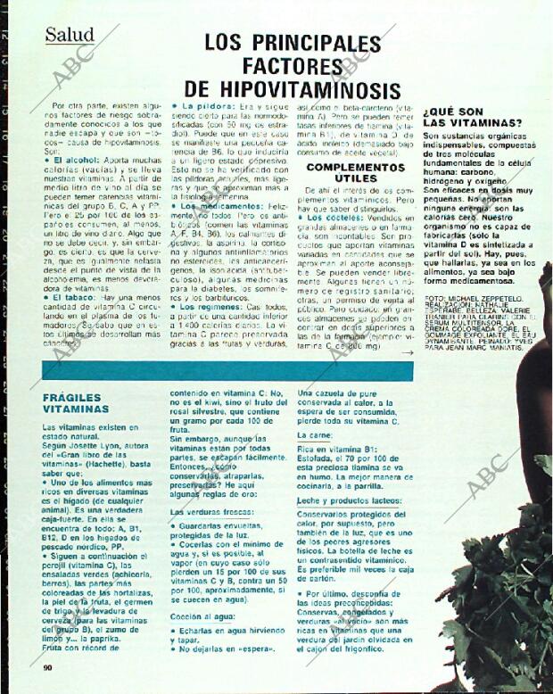 BLANCO Y NEGRO MADRID 29-01-1989 página 90