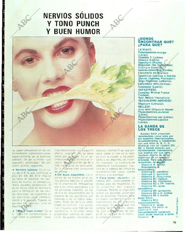 BLANCO Y NEGRO MADRID 29-01-1989 página 93