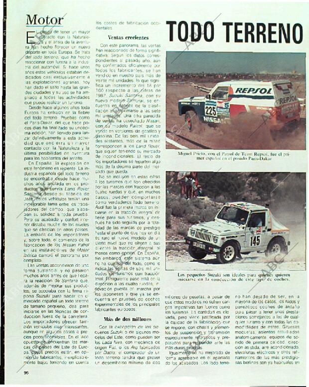 BLANCO Y NEGRO MADRID 29-01-1989 página 96