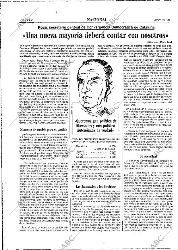 ABC MADRID 30-01-1989 página 18