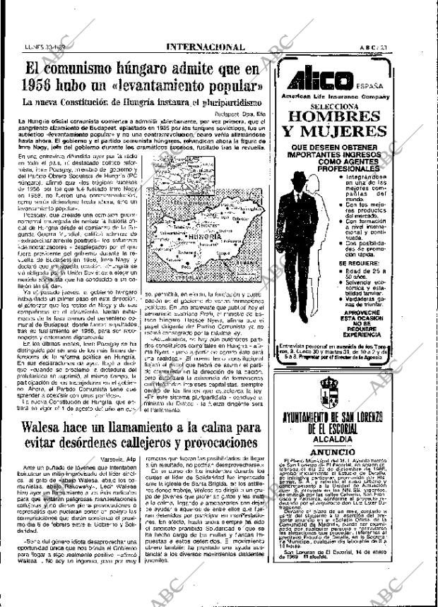 ABC MADRID 30-01-1989 página 23