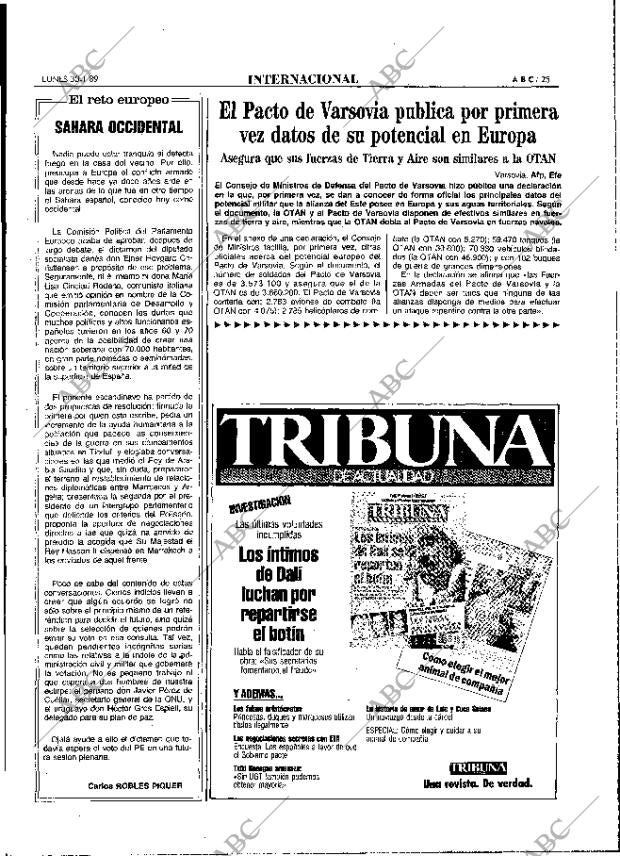 ABC MADRID 30-01-1989 página 25