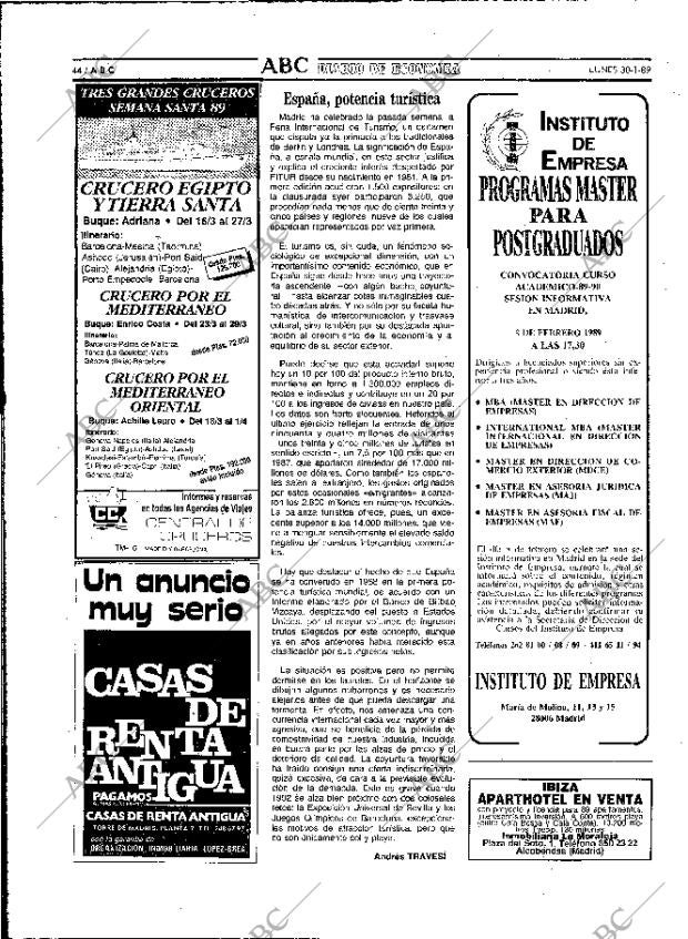 ABC MADRID 30-01-1989 página 44