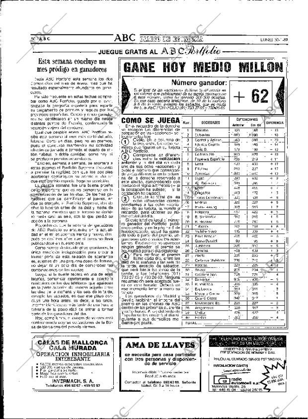 ABC MADRID 30-01-1989 página 50