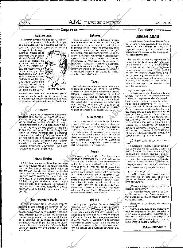 ABC MADRID 30-01-1989 página 52
