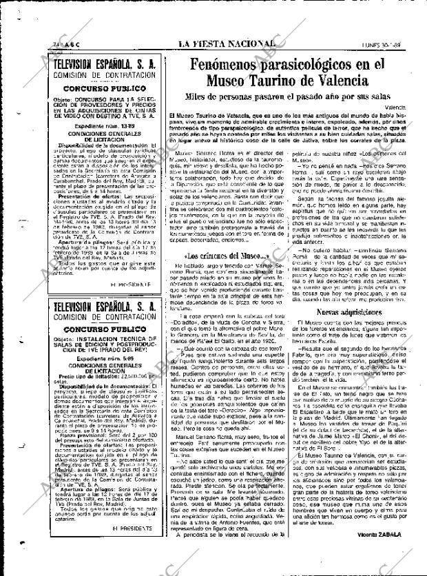 ABC MADRID 30-01-1989 página 74
