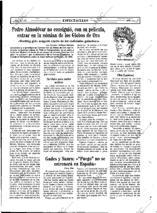 ABC MADRID 30-01-1989 página 77