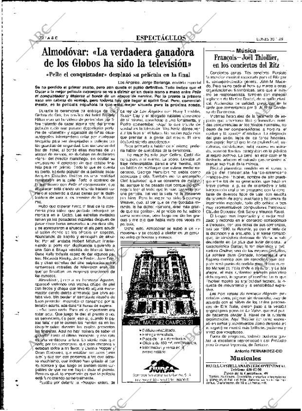ABC MADRID 30-01-1989 página 78