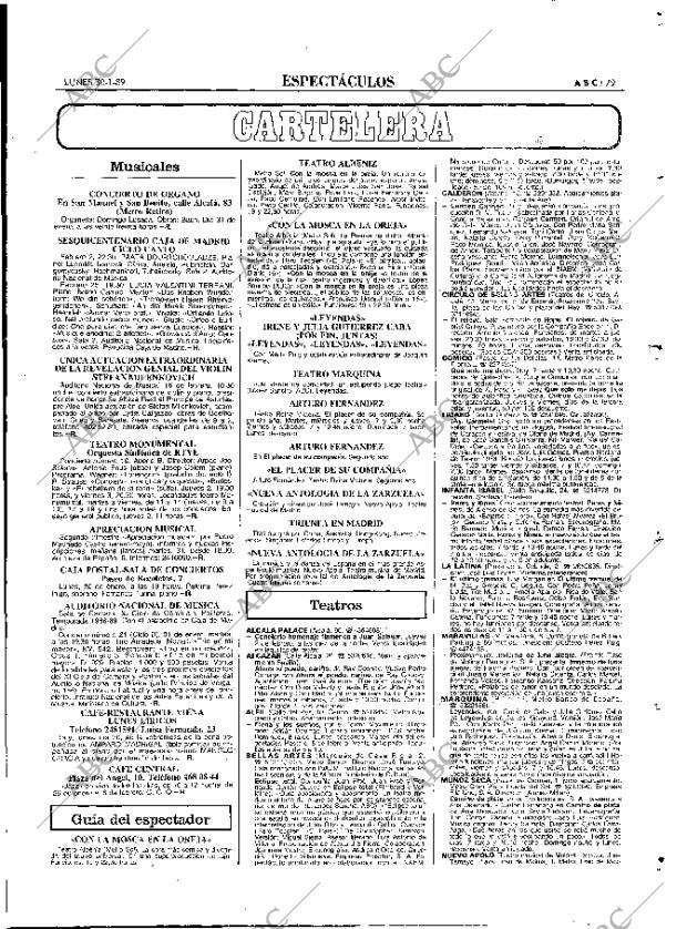 ABC MADRID 30-01-1989 página 79