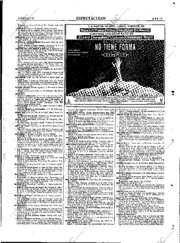 ABC MADRID 30-01-1989 página 81
