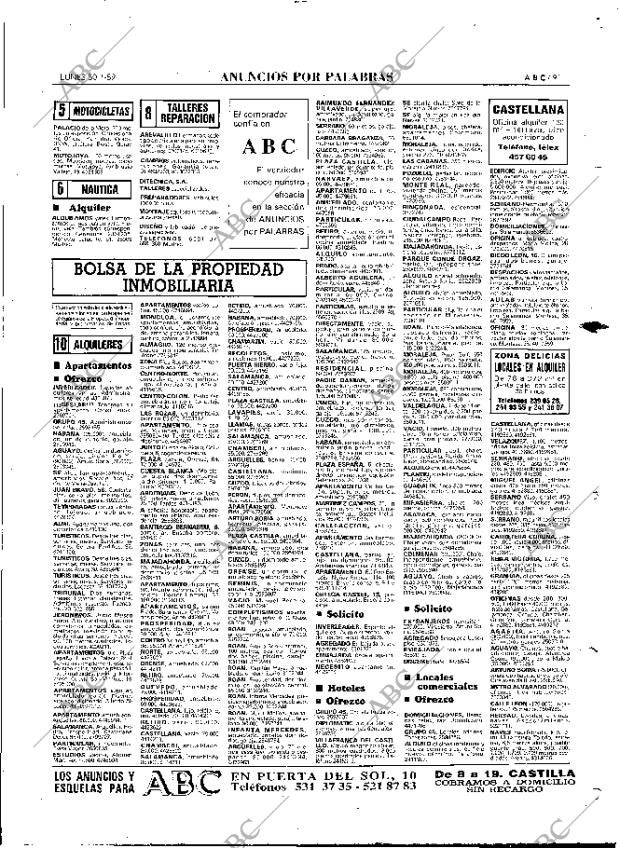ABC MADRID 30-01-1989 página 91
