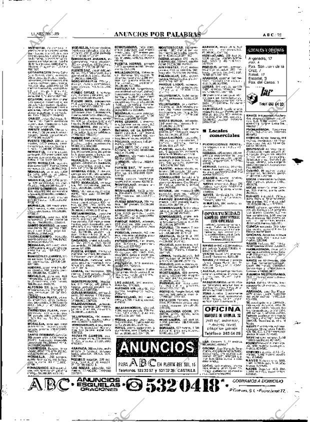 ABC MADRID 30-01-1989 página 95