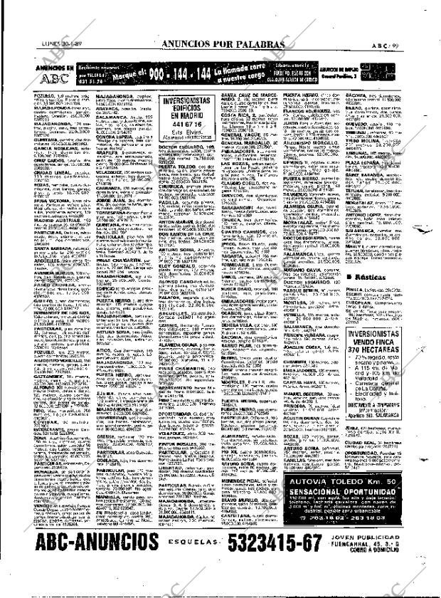 ABC MADRID 30-01-1989 página 99