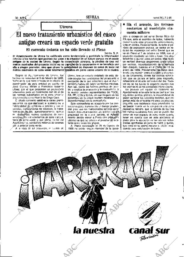 ABC SEVILLA 07-02-1989 página 38