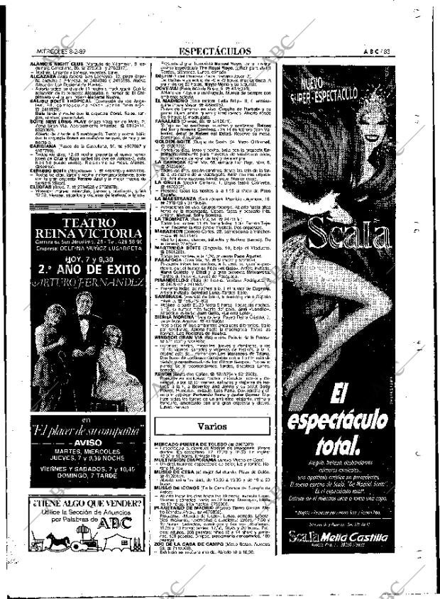 ABC MADRID 08-02-1989 página 83