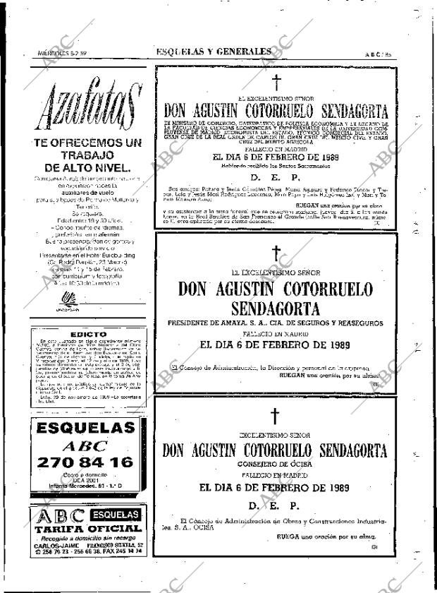 ABC MADRID 08-02-1989 página 85