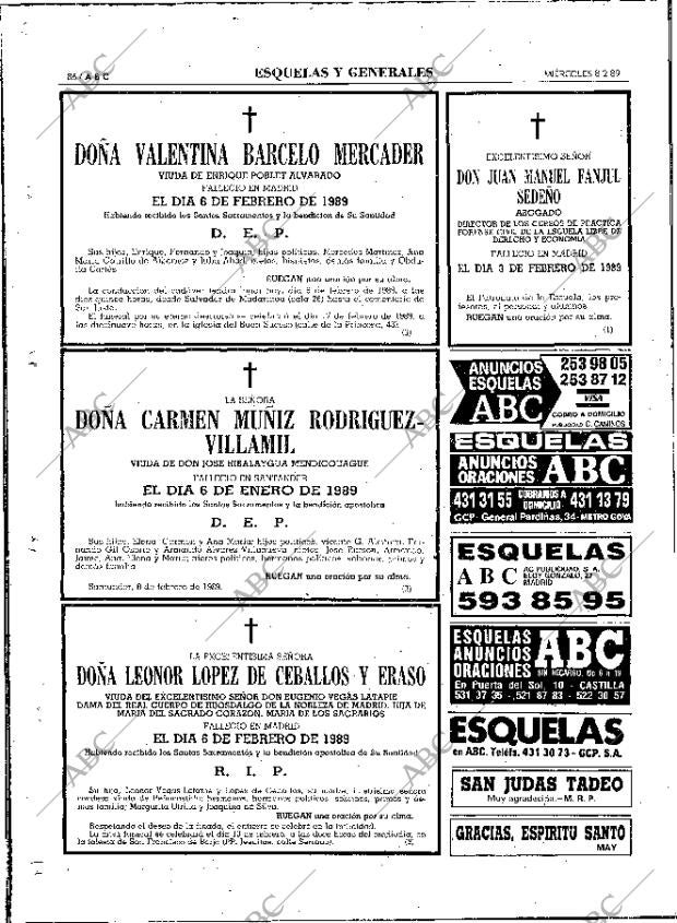 ABC MADRID 08-02-1989 página 86