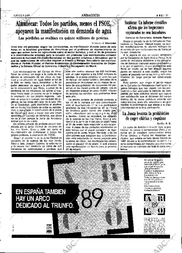 ABC SEVILLA 09-02-1989 página 37