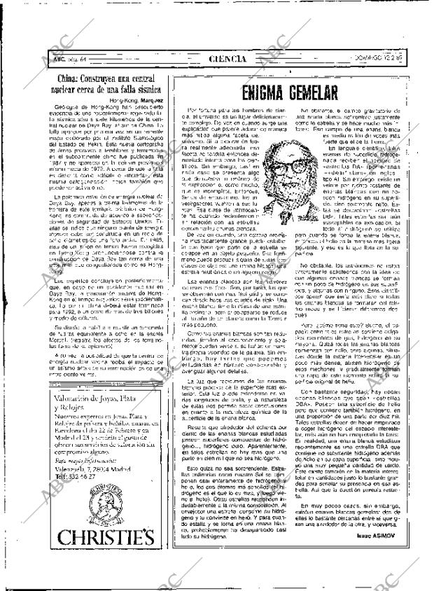 ABC MADRID 12-02-1989 página 64