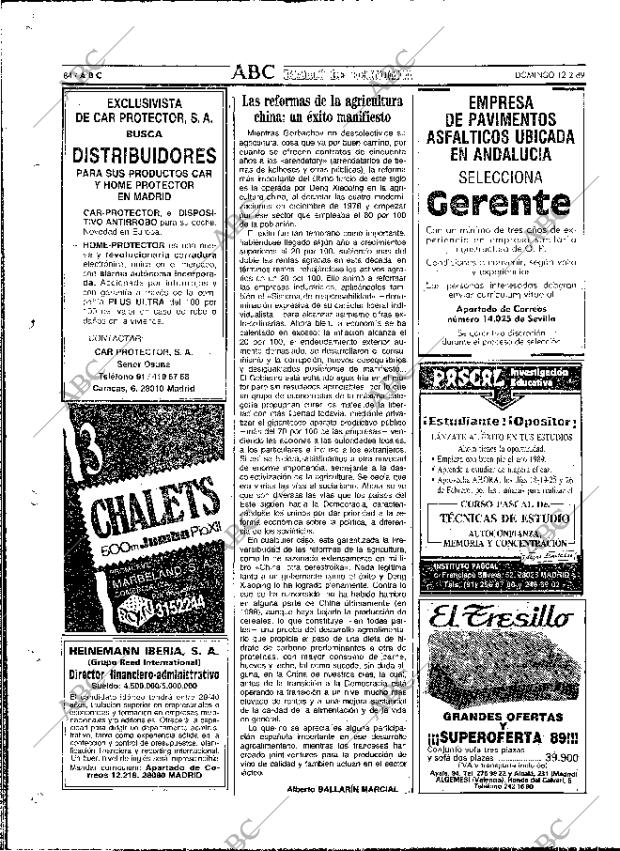 ABC MADRID 12-02-1989 página 84