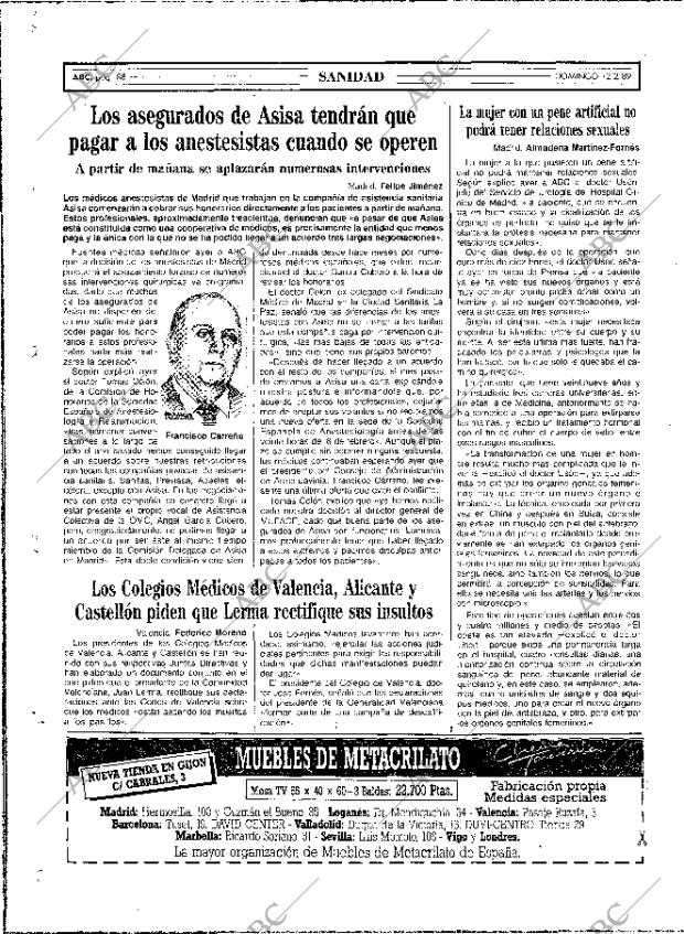 ABC MADRID 12-02-1989 página 88