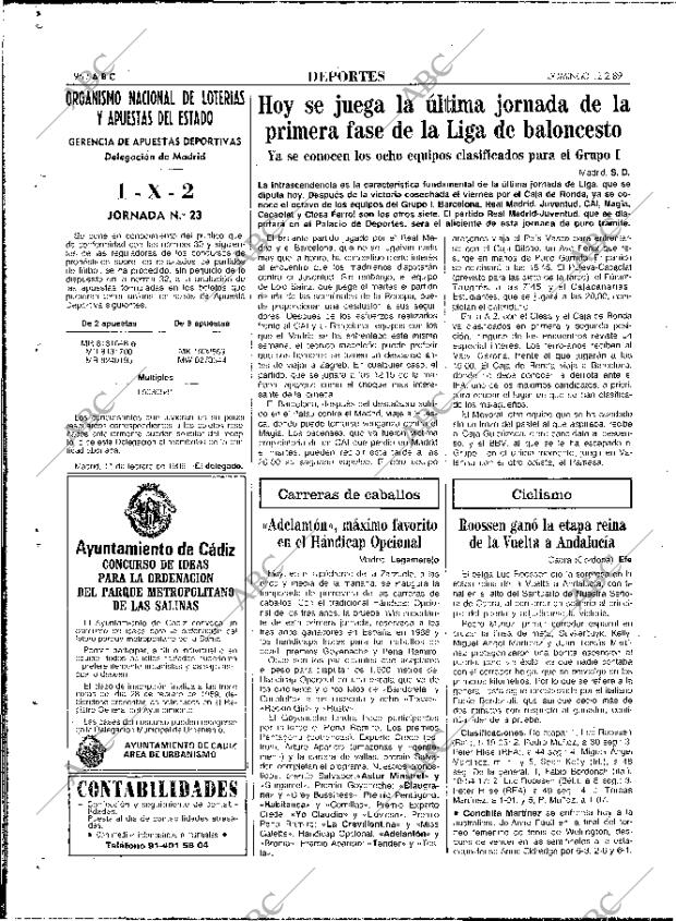 ABC MADRID 12-02-1989 página 96