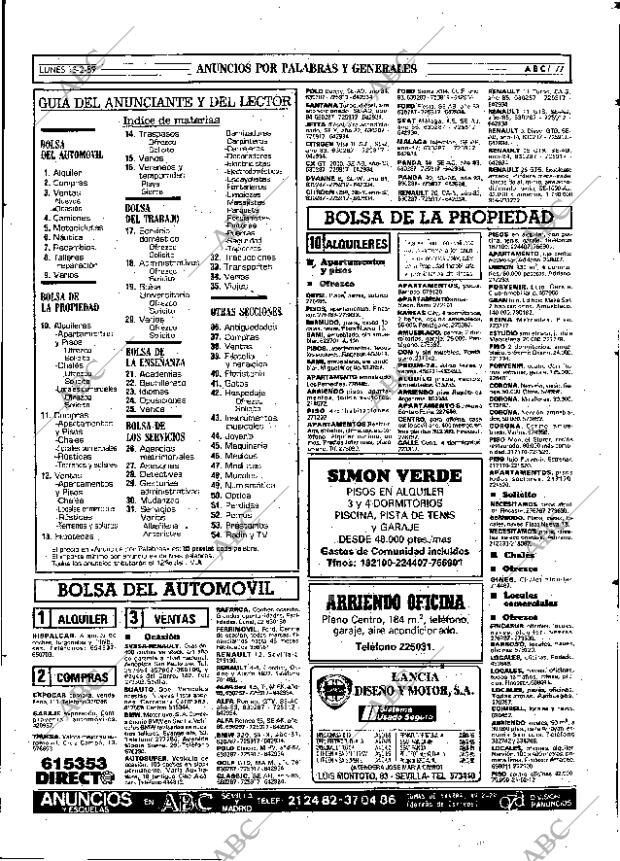 ABC SEVILLA 13-02-1989 página 77