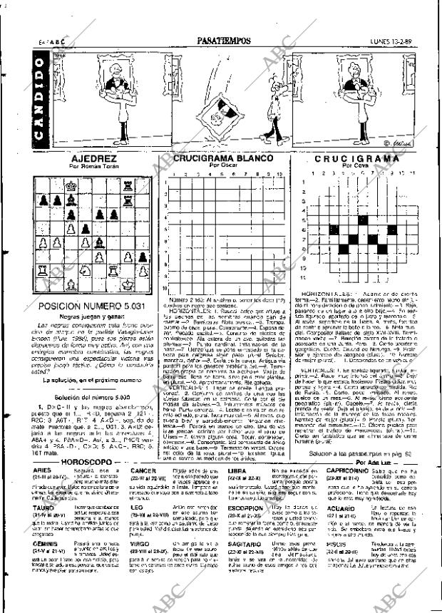 ABC SEVILLA 13-02-1989 página 84