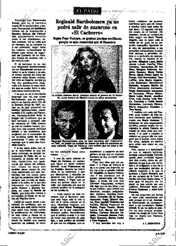 ABC SEVILLA 13-02-1989 página 91
