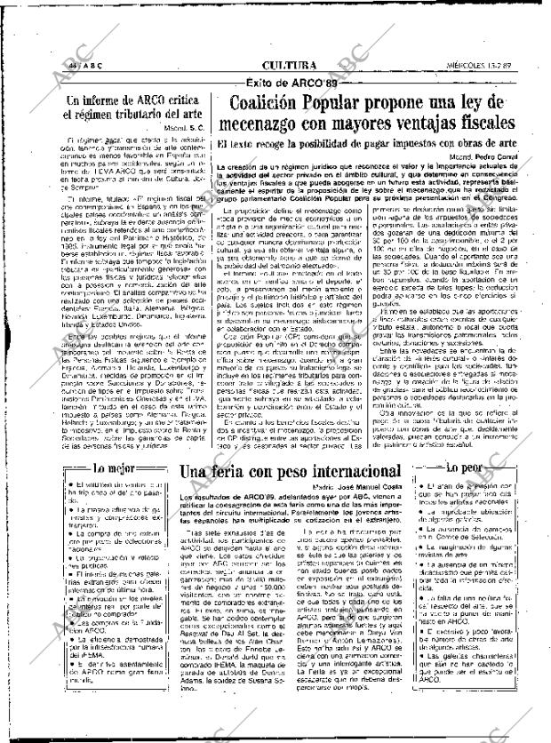 ABC MADRID 15-02-1989 página 44