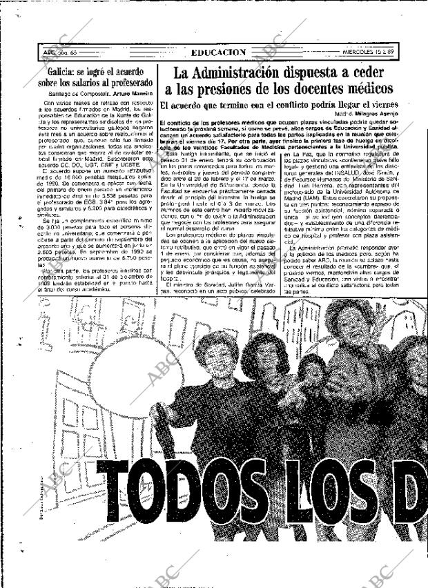 ABC MADRID 15-02-1989 página 66