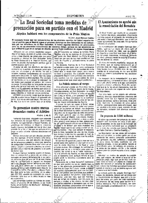 ABC MADRID 15-02-1989 página 75