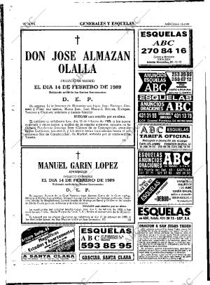 ABC MADRID 15-02-1989 página 90