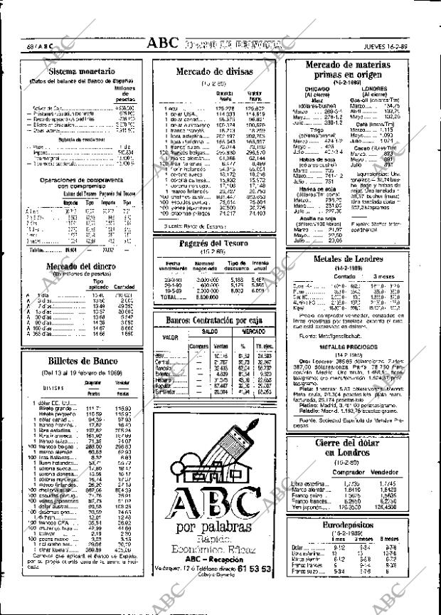 ABC SEVILLA 16-02-1989 página 68