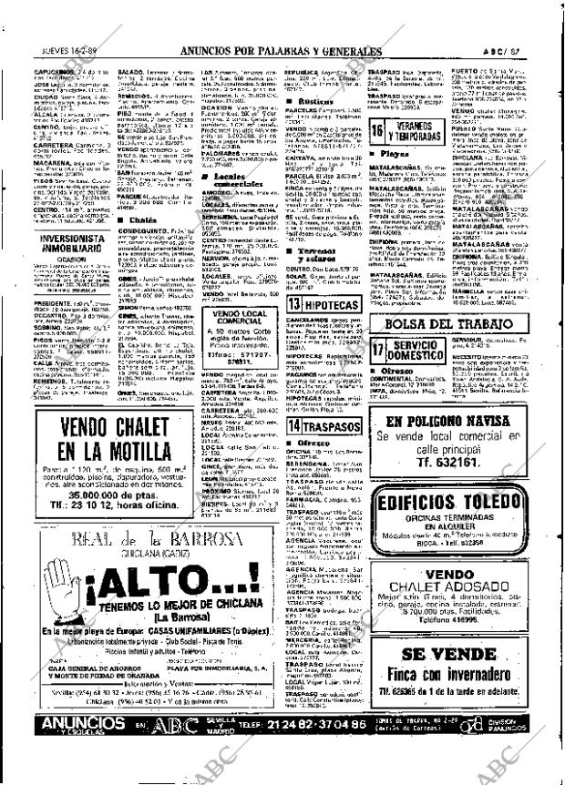 ABC SEVILLA 16-02-1989 página 87